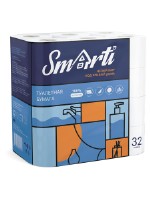 Туалетная бумага Smarti 3-ех слойная целлюлоза 32 шт