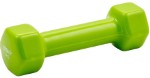 Гантель в виниловой оболочке, шестигранник (1 кг, зеленый), Profi-Fit