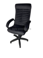 Кресло для офиса компьютерное черное, ткань КР-14
