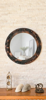 Круглое зеркало в раме DA ⌀60, ⌀70, ⌀80, ⌀90