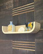 Деревянная полка с закругленными углами