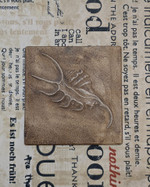 Морская креветка мини панно К4