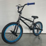 Комплект колёс и рамы BMX NEW 20 радиус чёрная рама/синий диск