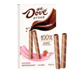 Вафельные трубочки Dove Клубника 40гр