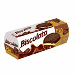 Печенье Biscolata Pia с шок. начинкой покрытой темным шоколадом   100гр