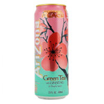 Напиток Arizona Green Tea Georgia Peach(Ginseng & Peach) 650мл