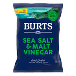 Чипсы Burts Sea Salt and Malt Vinegar   40гр