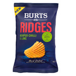 Чипсы картофельные Burts Ridges Reaper Chili Lime 150гр