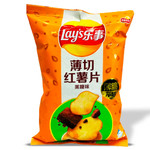 Чипсы Lay’s thin-cut sweet potato chips  Black sugar flavour   60гр