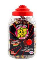 Леденец ALDOR Pin Pop Черная Вишня (Black Cherry) с жевачкой 17 гр