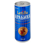 Кофе let's be в банках 235 мл. Arabica