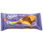Печенье Milka Jaffa Orange (Апельсин)    147гр