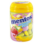 Жев.конфеты Mentos Smoothie(Клубника, банан, дыня) 90гр