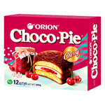 Печенье Orion Choco Pie Вишня   360гр