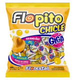 Леденец с жевательной резинкой Flopito Giga маракуйя 25гр.