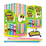 Шипучка кислая в трубочке Fruit Straws Sour Johny Bee 3гр