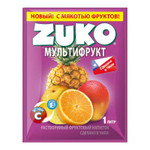 Растворимый напиток Zuko Мультифрукт   20гр