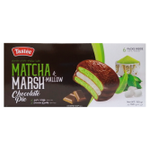 Печенье бисквитное Coconut marshmallow Chocolate Pie со вкусом зелёного чая, 150гр.