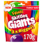 Драже Skittles Fruit гигантские драже 170гр