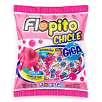 Леденец с жевательной резинкой Flopito Giga вишня 25гр.