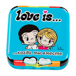 Конфеты Love is в форме сердца со вкусом мяты   20гр
