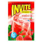 Растворимый напиток Invite Клубника   5гр