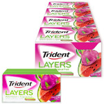 Жев.резинка Trident Layers Арбуз и Тропические фрукты    29,8гр