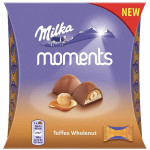 Конфеты шоколадные Milka Moments Тоффи Холнат 97гр