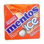 Жевательная резинка Mentos Ice Апельсин и Мята 12,9гр.