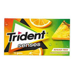 Жев.резинка без сахара Trident Senses Tropical mix 23гр