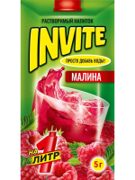 Растворимый напиток Invite Малина   5гр