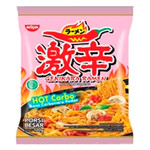 Лапша NISSIN GEKIKARA RAMEN INSTANT FRIED NOODLES HOT CARBO 120гр