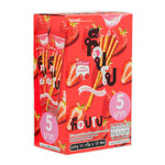 Бисквитные палочки Lotte Toppo с клубничной начинкой   11гр