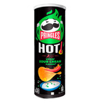 Чипсы Pringles HOT Kickin Sour Cream   160гр