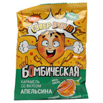 Карамель "Бомбическая" со вкусом апельсина 15гр