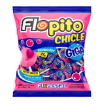 Леденец с жевательной резинкой Flopito Giga Tutti Frutti 25гр.