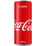 Газ.напиток Coca-Cola Classic ж/б 330мл Грузия