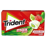 Жев.резинка без сахара Trident Max клубника-лайм 22гр