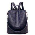 Рюкзак сумка женская: черная, синяя, красная / синий