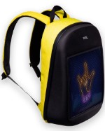 Рюкзак с дисплеем и анимацией - Pixel bag ONE / желтый