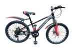 Велосипед “Paruisi” колеса 20 дюймов, 7 скоростей, черный+красный.