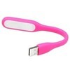 Гибкая USB-лампа LED (розовый)