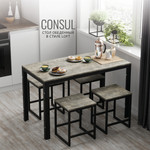 Стол Consul (серый металлик / GRANGE)