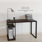 Стол письменный Braun (черный / WENGE)