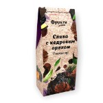 Фрукти “Слива с кедровым орехом” / шоколад 72% / картон / 120 гр / Солнечная Сибирь
