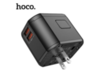 Универсальный адаптер Hoco AC15 Universal Travel Adaptor 2USB+ PD20W (черный)