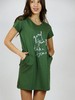18116 Платье женское, зеленое GOOD