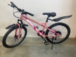 Велосипед “Paruisi” колеса 24 дюйма, 21 скорость, розовый.