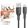 Кабель USB - Micro BOROFONE BX99 Silicone (черный) 1м