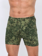 Армейские камуфляжные трикотажные трусы (пиксель)